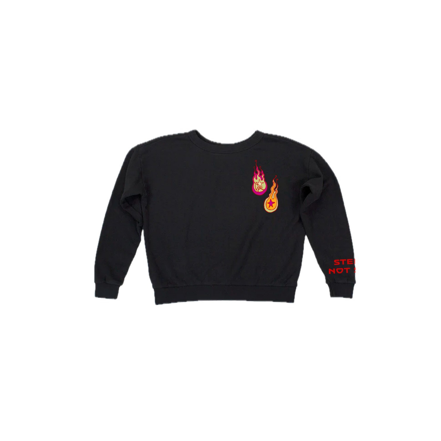 Stellar, Not Static Cropped Sweatshirt