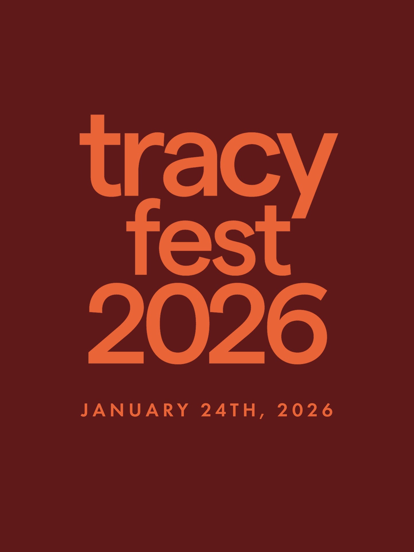 TracyFest 2026 Day Pass
