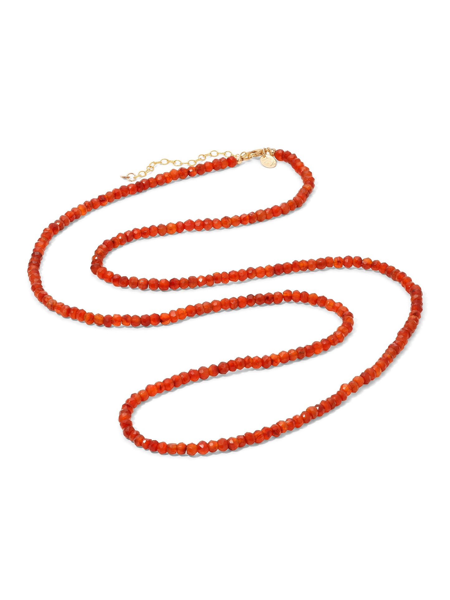 Carnelian Heartstone Necklace