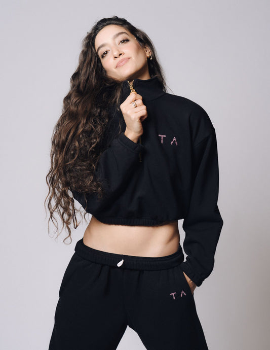 TA Cozy Flex Fleece Crop Zip