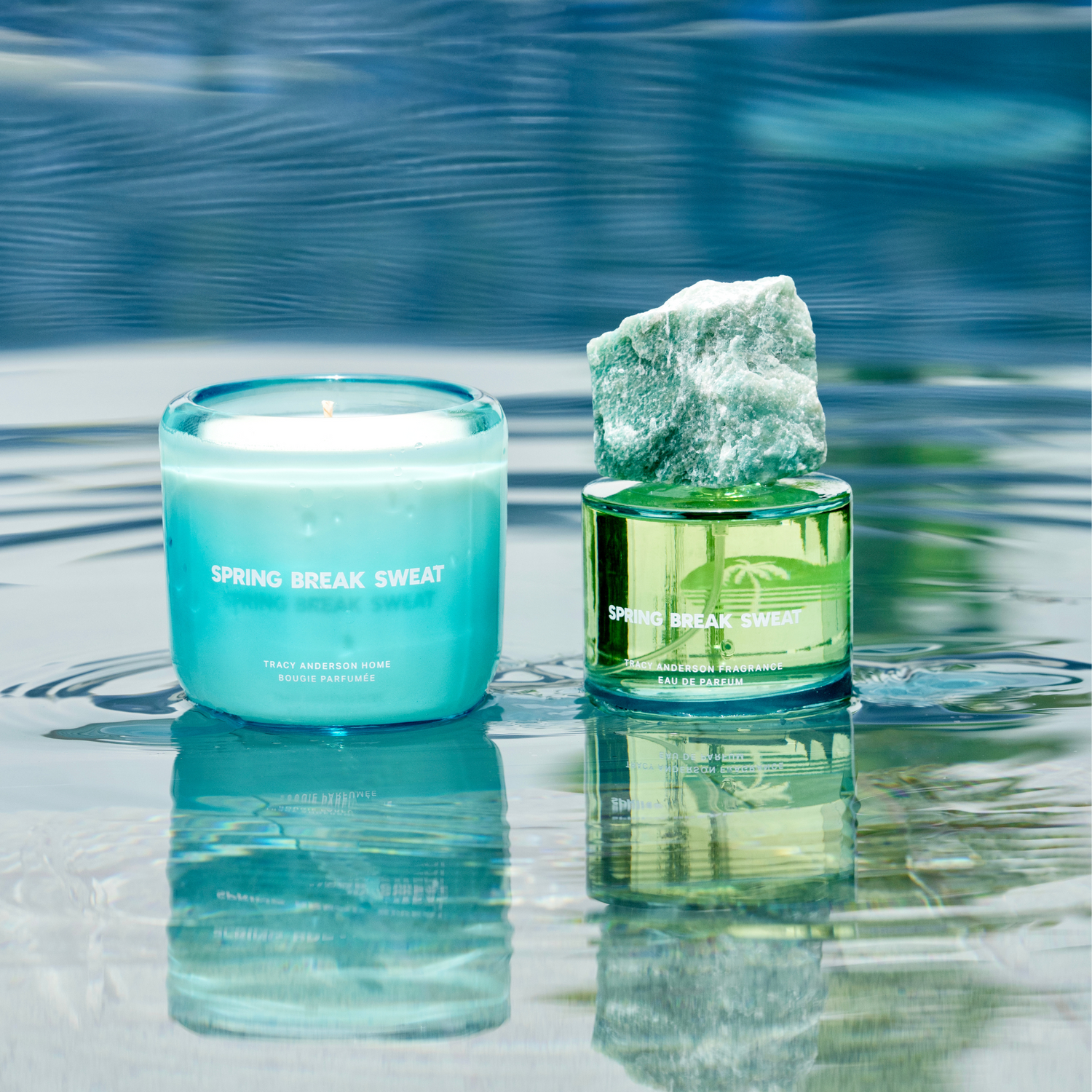 Set And Break Spring Break Sweat Fragrance & Candle Set – Tracy Anderson