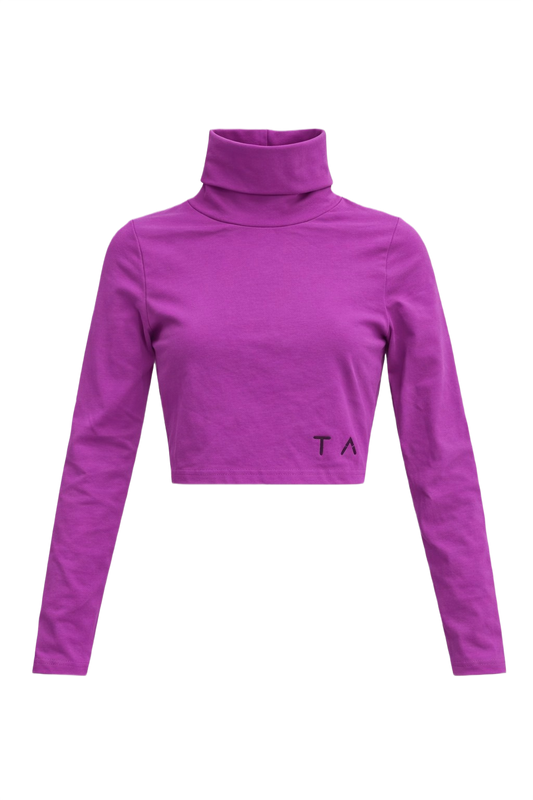 TA Cropped Comfort Turtleneck
