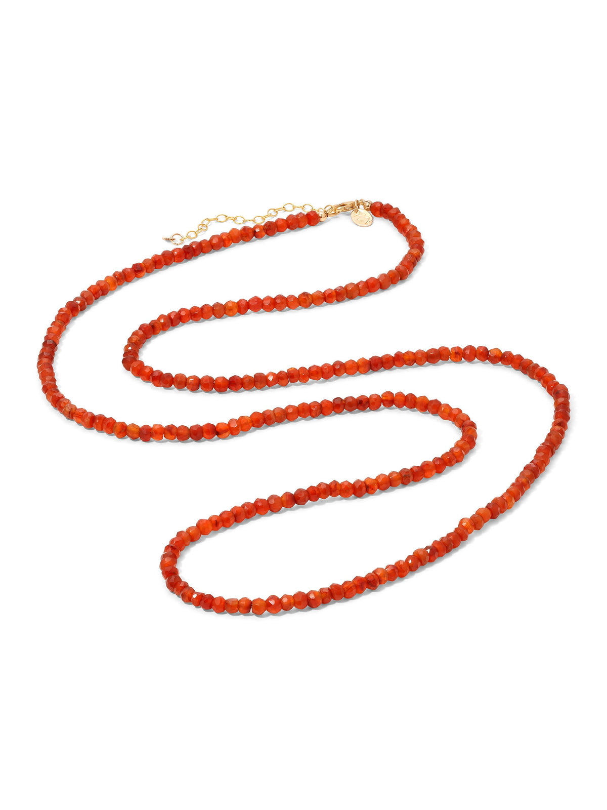 Carnelian Heartstone Necklace