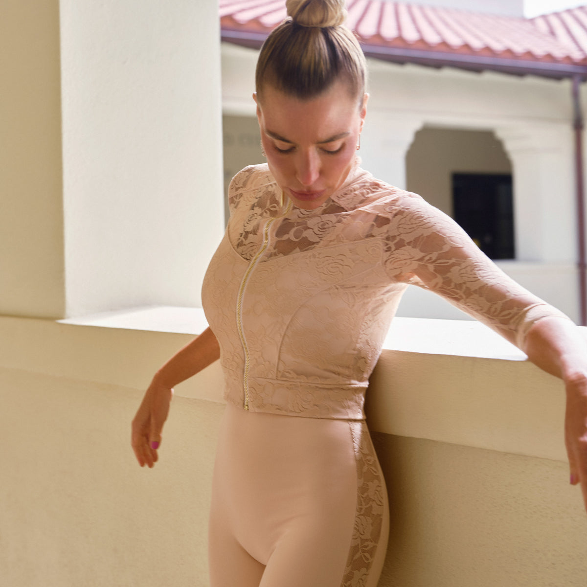 Étoile Lace Unitard Pétale