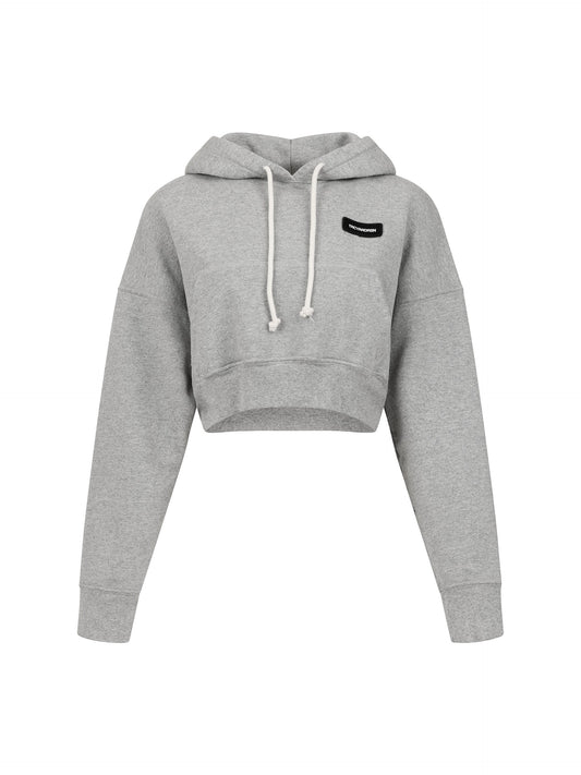 Tracy Anderson Jersey Cropped Hoodie 