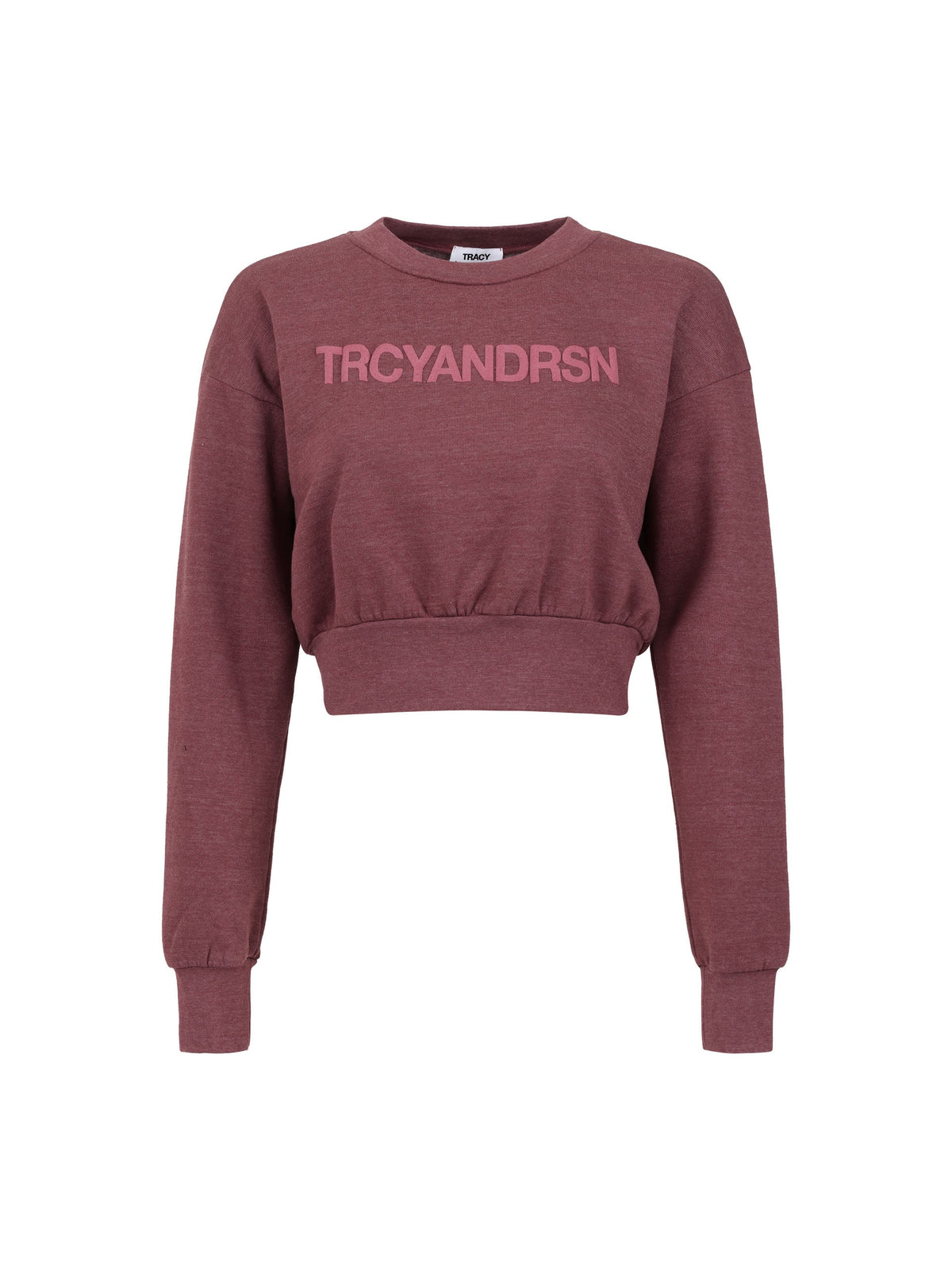 Tracy Anderson Cropped Crew Neck Sweatshirt