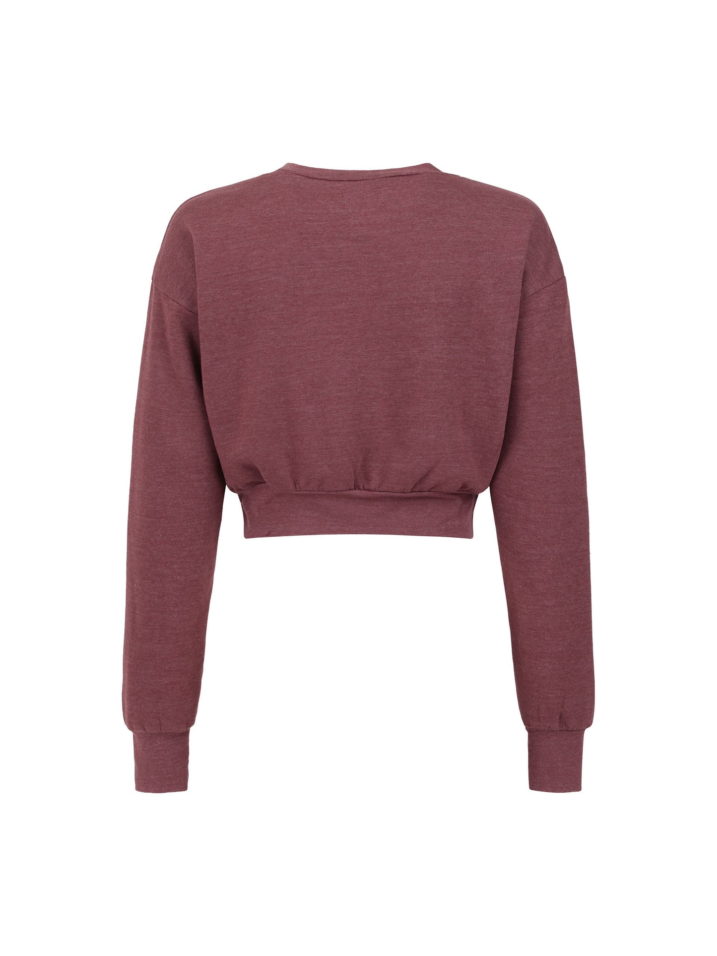 Tracy Anderson Cropped Crew Neck Sweatshirt
