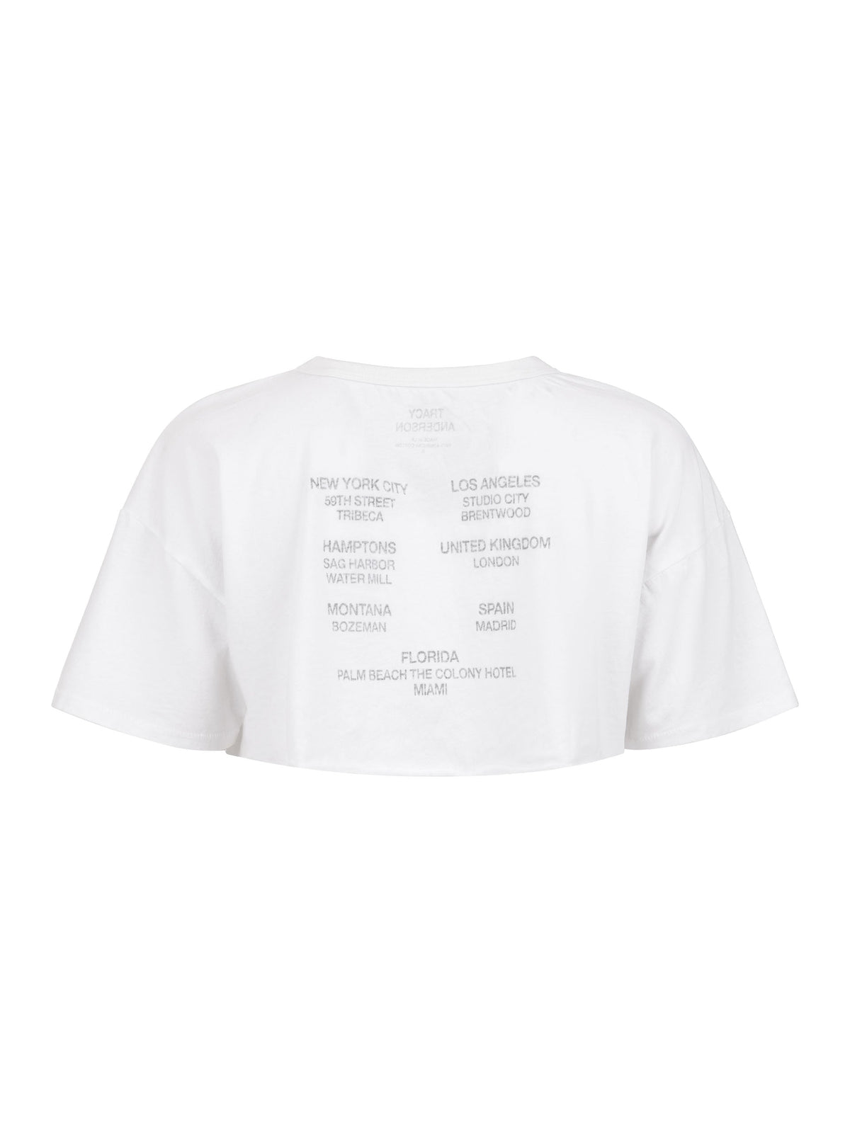 Tracy Anderson Cropped Studio Tour T-shirt