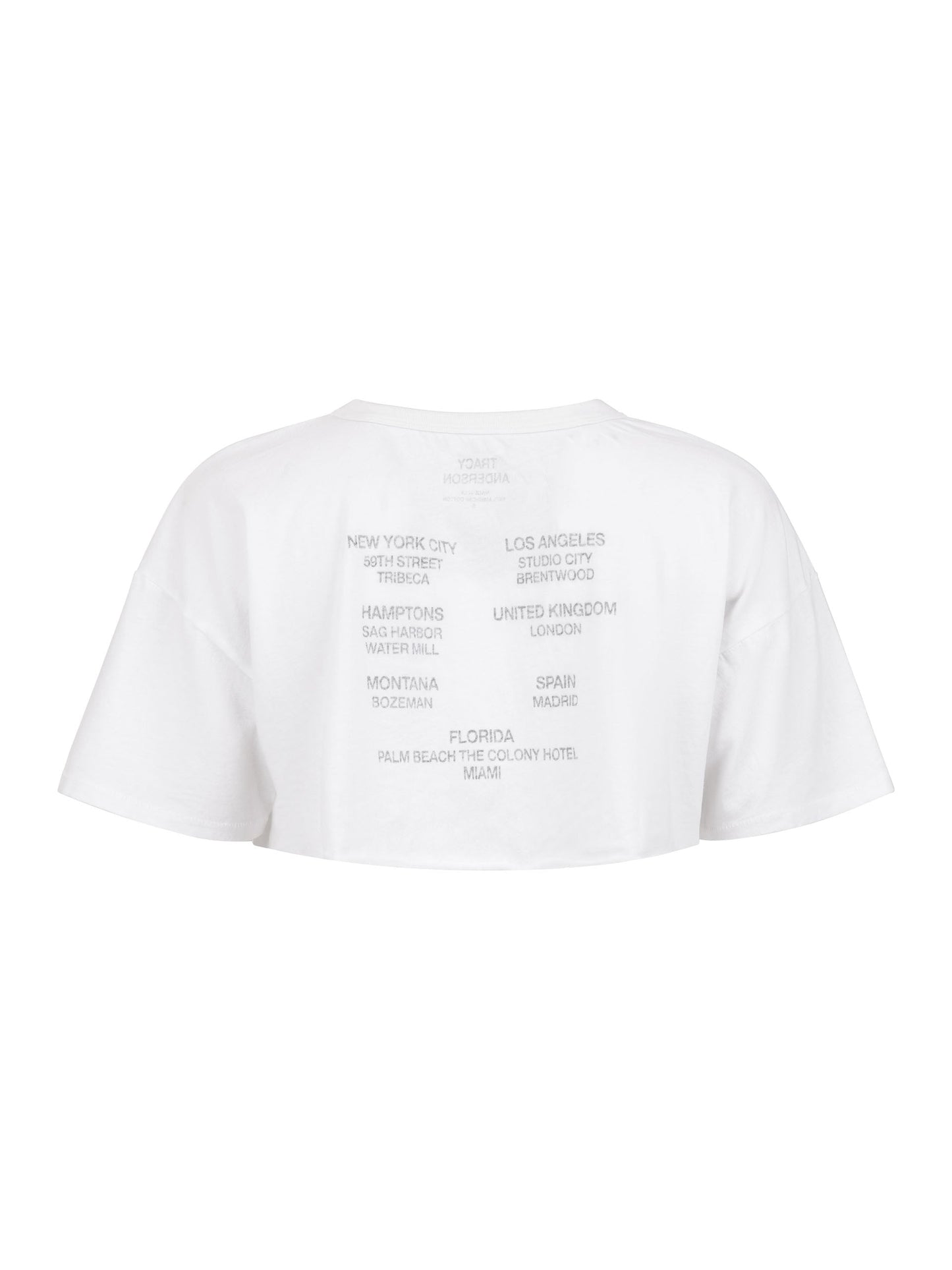 Tracy Anderson Cropped Studio Tour T-shirt